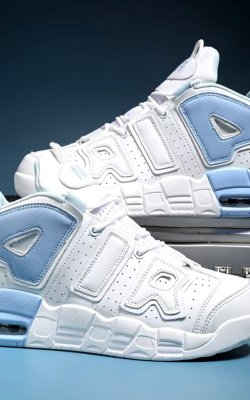  Nike Kids Air More Uptempo "White"